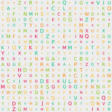 Soyut Geometrik Desen, üretken hesaplama sanatı, vektör illüstrasyonu