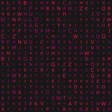 Soyut Geometrik Desen, üretken hesaplama sanatı, vektör illüstrasyonu