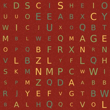 Soyut Geometrik Desen, üretken hesaplama sanatı, vektör illüstrasyonu