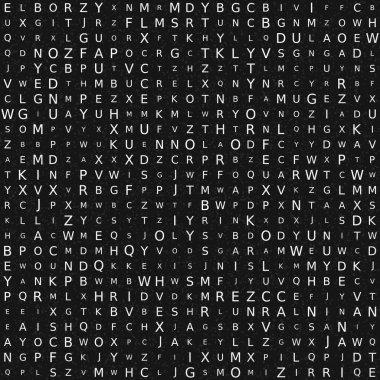 Soyut Geometrik Desen, üretken hesaplama sanatı, vektör illüstrasyonu