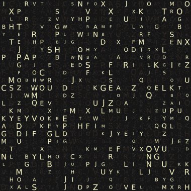 Soyut Geometrik Desen, üretken hesaplama sanatı, vektör illüstrasyonu