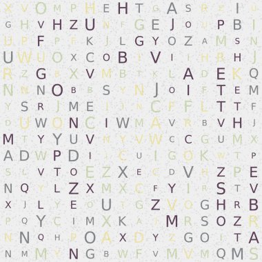 Soyut Geometrik Desen, üretken hesaplama sanatı, vektör illüstrasyonu