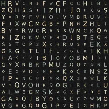 Soyut Geometrik Desen, üretken hesaplama sanatı, vektör illüstrasyonu