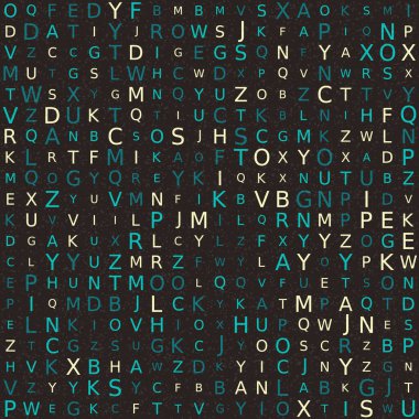 Soyut Geometrik Desen, üretken hesaplama sanatı, vektör illüstrasyonu