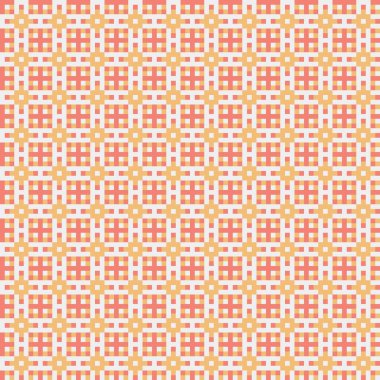 Soyut çapraz desenli üretken hesaplama sanatı çizimi