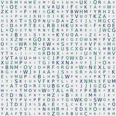 Soyut Geometrik Desen, üretken hesaplama sanatı, vektör illüstrasyonu