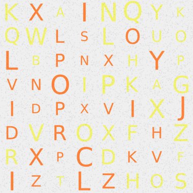 Soyut Geometrik Desen, üretken hesaplama sanatı, vektör illüstrasyonu