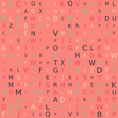 Soyut Geometrik Desen, üretken hesaplama sanatı, vektör illüstrasyonu