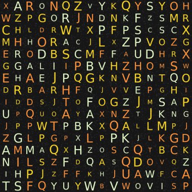 Soyut Geometrik Desen, üretken hesaplama sanatı, vektör illüstrasyonu