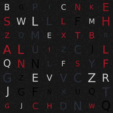 Soyut Geometrik Desen üretken hesaplama sanatı çizimi