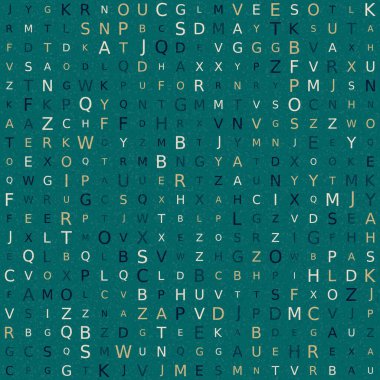 Soyut Geometrik Desen, üretken hesaplama sanatı, vektör illüstrasyonu 