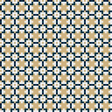 Soyut çapraz desenli üretken hesaplama sanatı çizimi