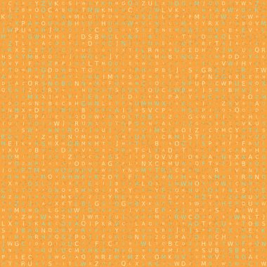 Soyut Geometrik Desen, üretken hesaplama sanatı, vektör illüstrasyonu 