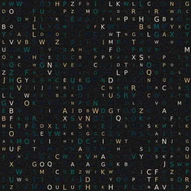 Soyut Geometrik Desen üretken hesaplama sanatı çizimi