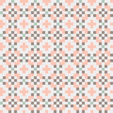 Soyut çapraz desenli üretken hesaplama sanatı çizimi