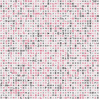 Soyut Geometrik Desen üretken hesaplama sanatı çizimi