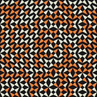 Soyut Geometrik Desen, üretken hesaplama sanatı, vektör illüstrasyonu 