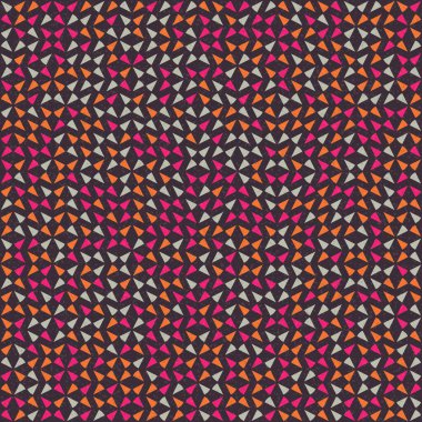 Soyut Geometrik Desen, üretken hesaplama sanatı, vektör illüstrasyonu 