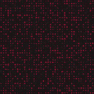 Soyut Geometrik Desen, üretken hesaplama sanatı, vektör illüstrasyonu 