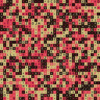 Soyut Geometrik Desen üretken hesaplama sanatı çizimi