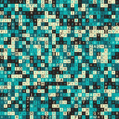 Soyut Geometrik Desen üretken hesaplama sanatı çizimi