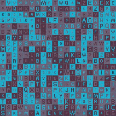 Soyut Geometrik Desen üretken hesaplama sanatı çizimi