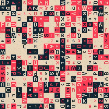 Soyut Geometrik Desen üretken hesaplama sanatı çizimi