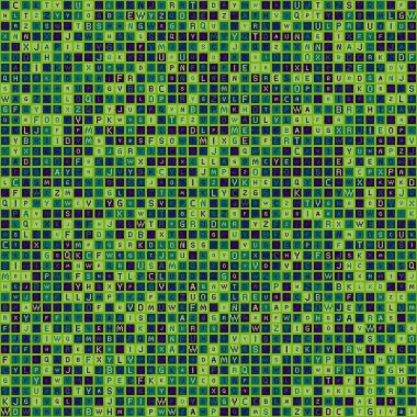Soyut Geometrik Desen üretken hesaplama sanatı çizimi