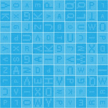 Soyut Geometrik Desen üretken hesaplama sanatı çizimi