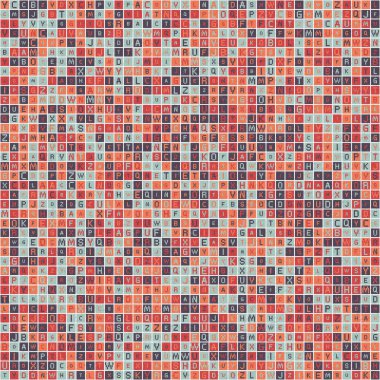 Soyut Geometrik Desen üretken hesaplama sanatı çizimi