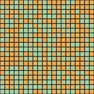 Soyut Geometrik Desen üretken hesaplama sanatı çizimi