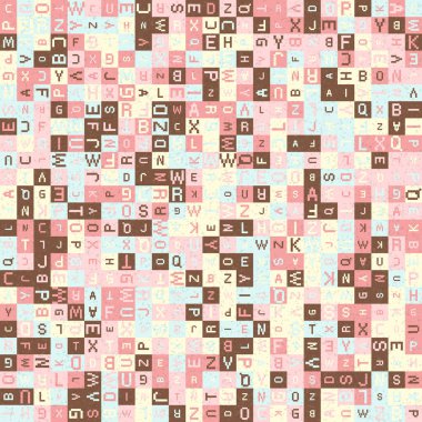Soyut Geometrik Desen üretken hesaplama sanatı çizimi