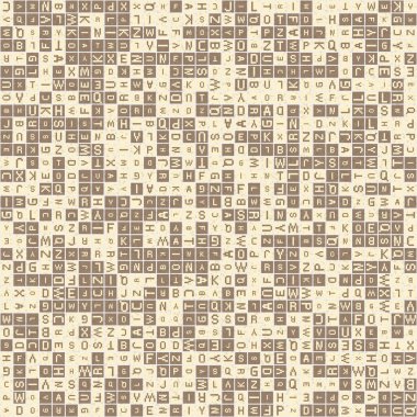 Soyut Geometrik Desen üretken hesaplama sanatı çizimi