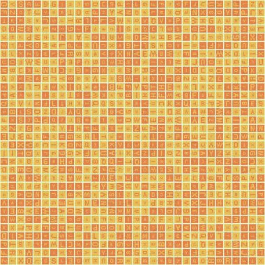 Soyut Geometrik Desen üretken hesaplama sanatı çizimi