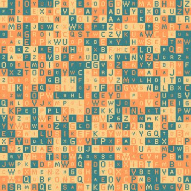 Soyut Geometrik Desen üretken hesaplama sanatı çizimi