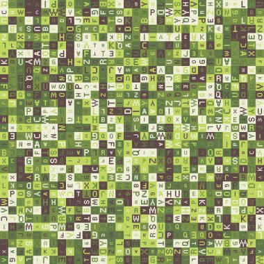 Soyut Geometrik Desen üretken hesaplama sanatı çizimi