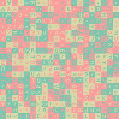 Soyut Geometrik Desen üretken hesaplama sanatı çizimi