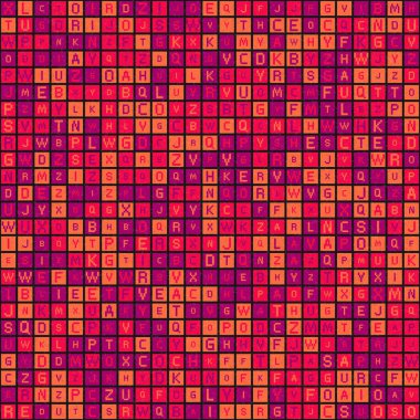 Soyut Geometrik Desen üretken hesaplama sanatı çizimi