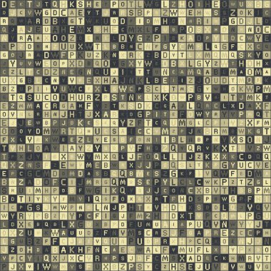 Soyut Geometrik Desen üretken hesaplama sanatı çizimi