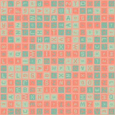 Soyut Geometrik Desen üretken hesaplama sanatı çizimi