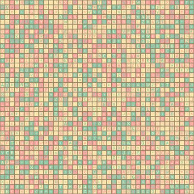 Soyut Geometrik Desen üretken hesaplama sanatı çizimi