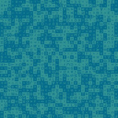 Soyut Geometrik Desen üretken hesaplama sanatı çizimi