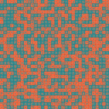 Soyut Geometrik Desen üretken hesaplama sanatı çizimi