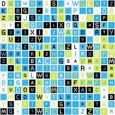 Soyut Geometrik Desen üretken hesaplama sanatı çizimi