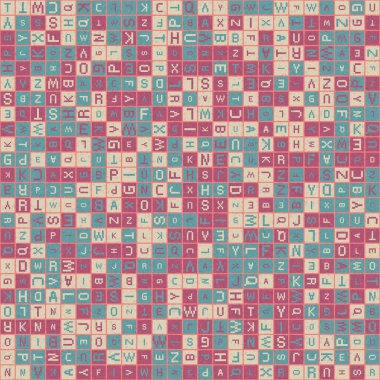 Soyut Geometrik Desen üretken hesaplama sanatı çizimi