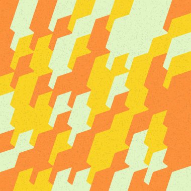 Soyut Geometrik Desen üretken hesaplama sanatı çizimi