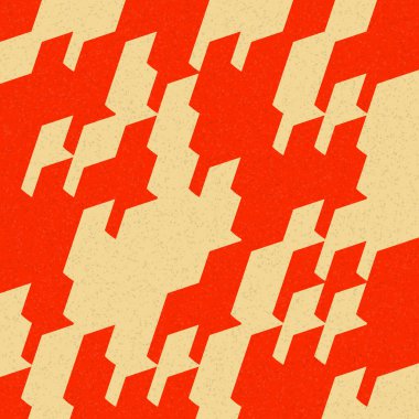 Soyut Geometrik Desen üretken hesaplama sanatı çizimi