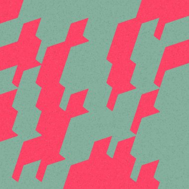 Soyut Geometrik Desen üretken hesaplama sanatı çizimi