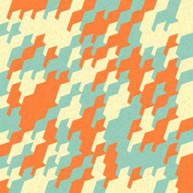 Soyut Geometrik Desen üretken hesaplama sanatı çizimi