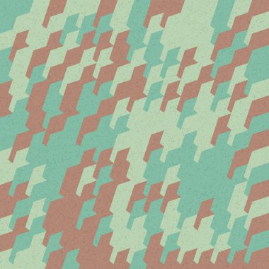 Soyut Geometrik Desen üretken hesaplama sanatı çizimi